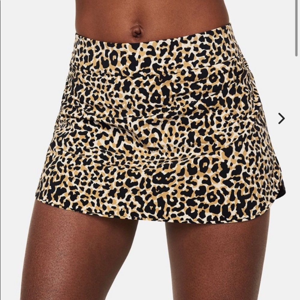 Outdoor Voices Exercise Skort leopard cheetah